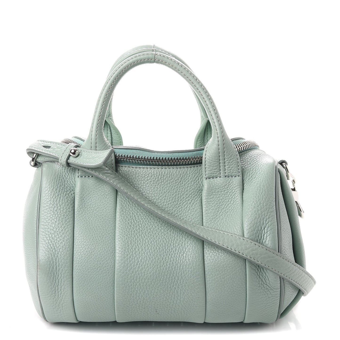 Pebbled Lambskin Mini Rockie Bag Peppermint