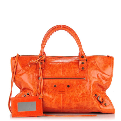Balenciaga Agneau Work Mandarine 1 of 8