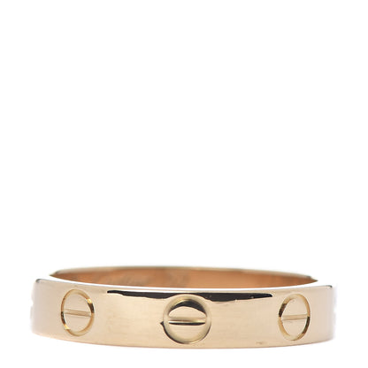 Cartier 18K Yellow Gold 3.5mm LOVE Wedding Band Ring 52 6 1 of 5