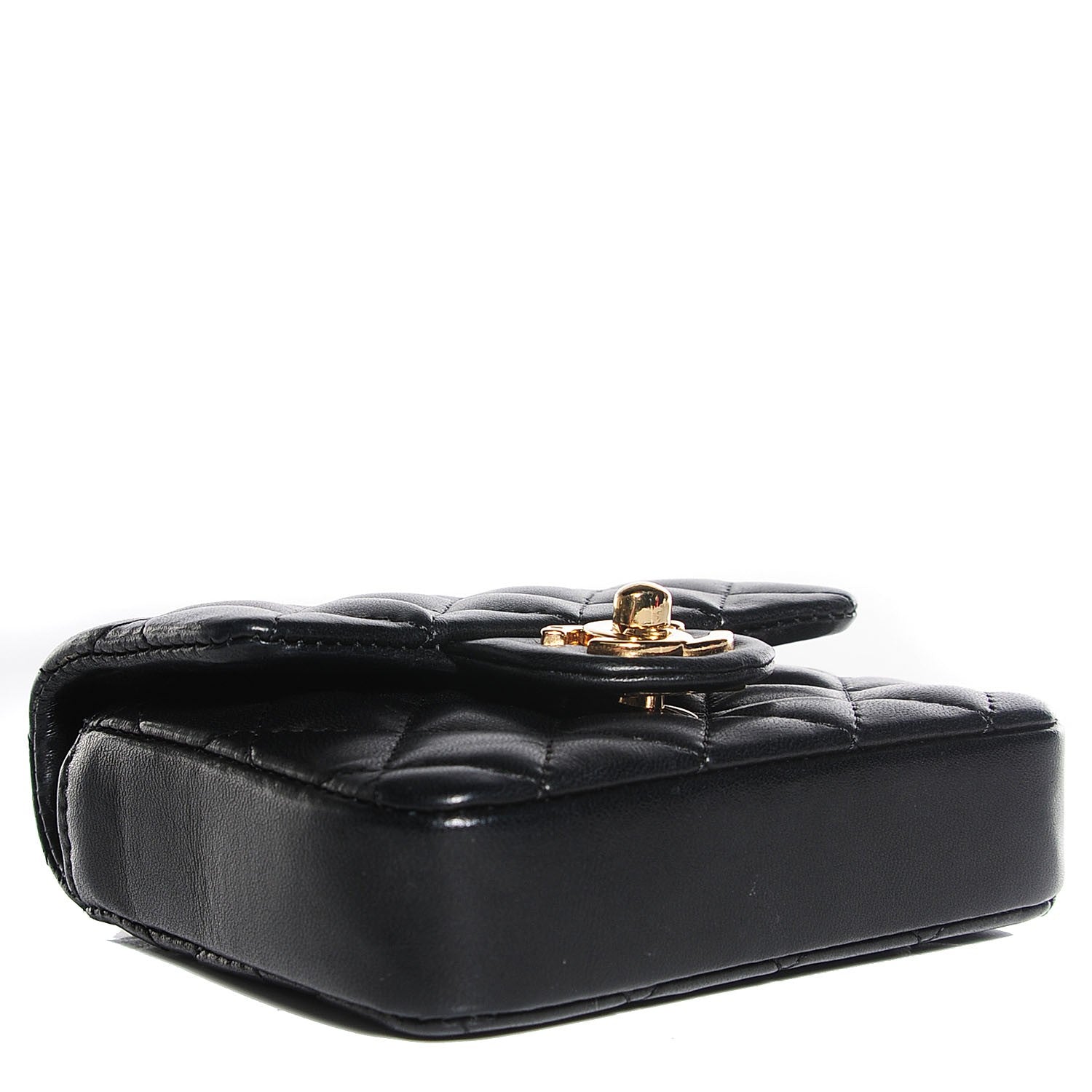 Chanel Lambskin Quilted Mini Square Flap Black 4 of 9