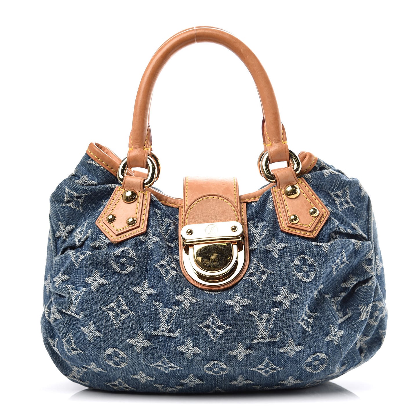 Monogram Denim Pleaty Blue