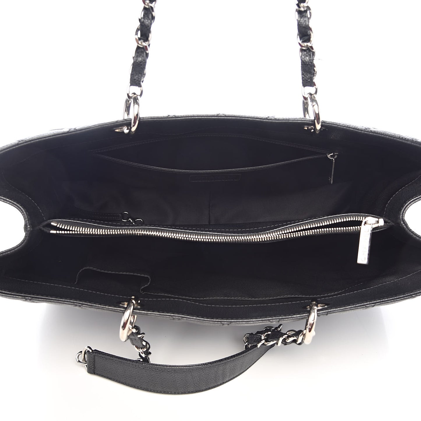 Caviar Quilted XL Grand Shopping Tote GST Black