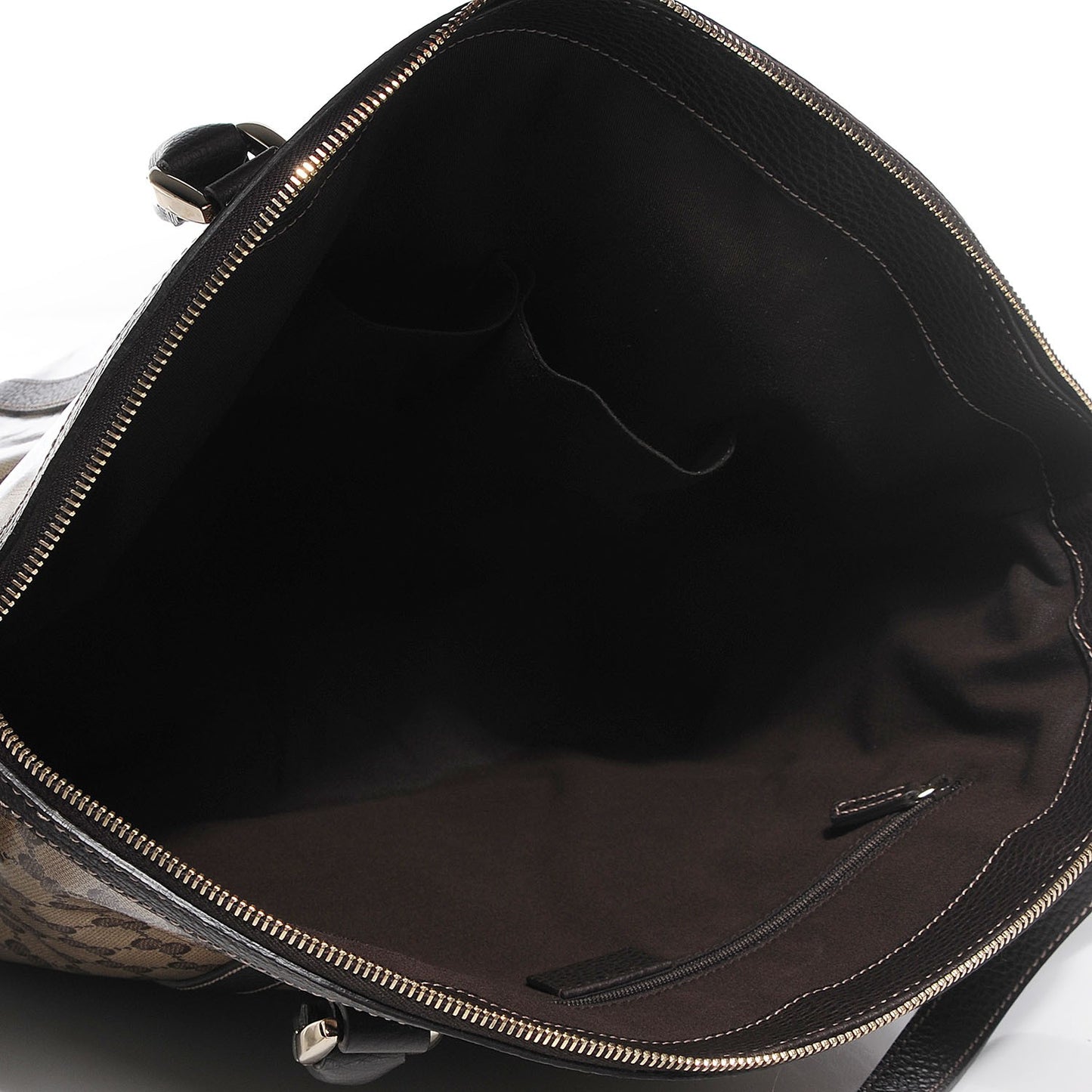 Crystal Monogram Large GG Tote Brown