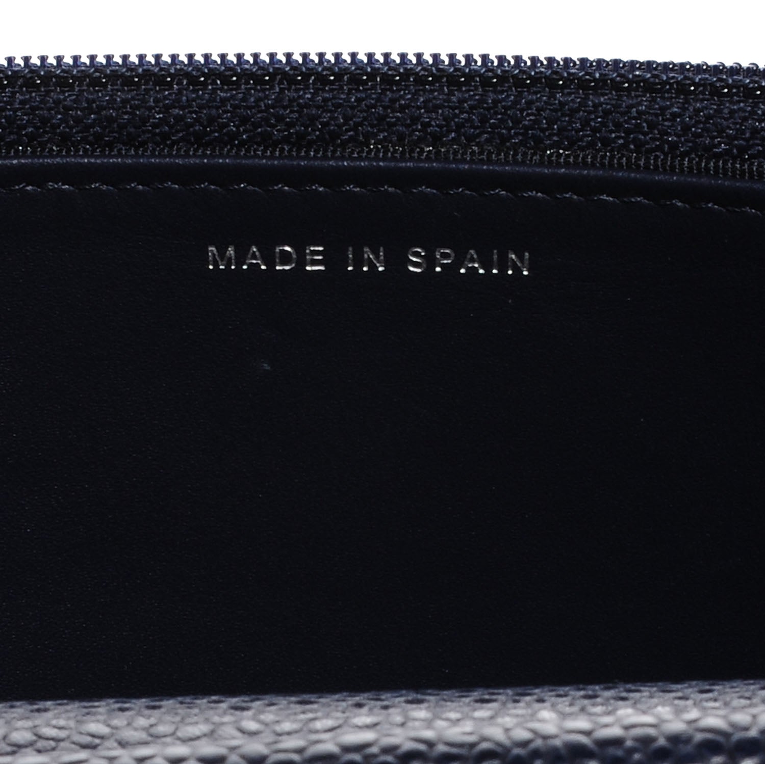 Chanel Caviar Quilted Wallet on Chain WOC Navy Blue 5 of 9