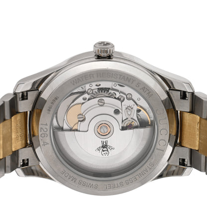 Gucci Stainless Steel 38mm G-Timeless Two Tone Bee Automatic Watch Silver 4 of 4