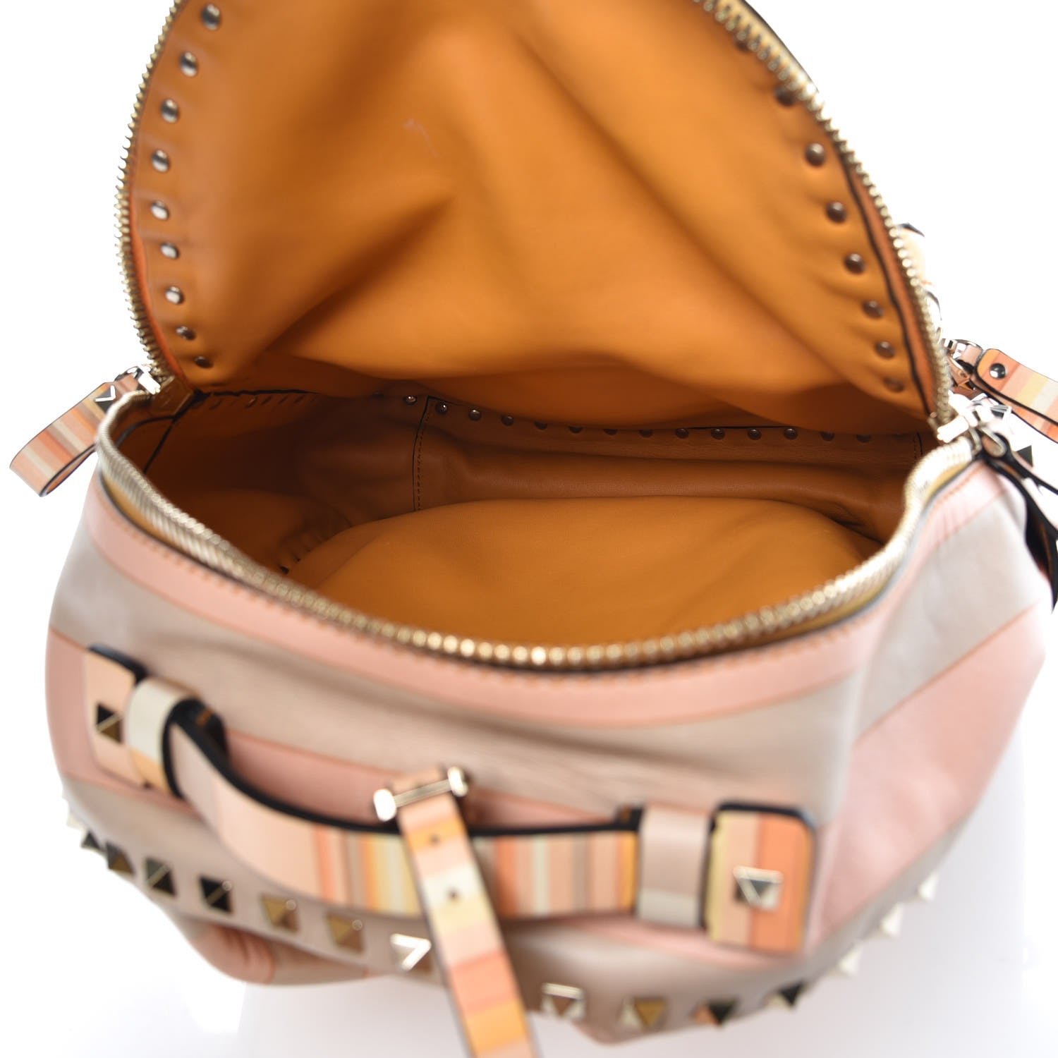 Valentino Garavani Vitello Native Couture 1975 Medium Rockstud Backpack Multicolor 5 of 9