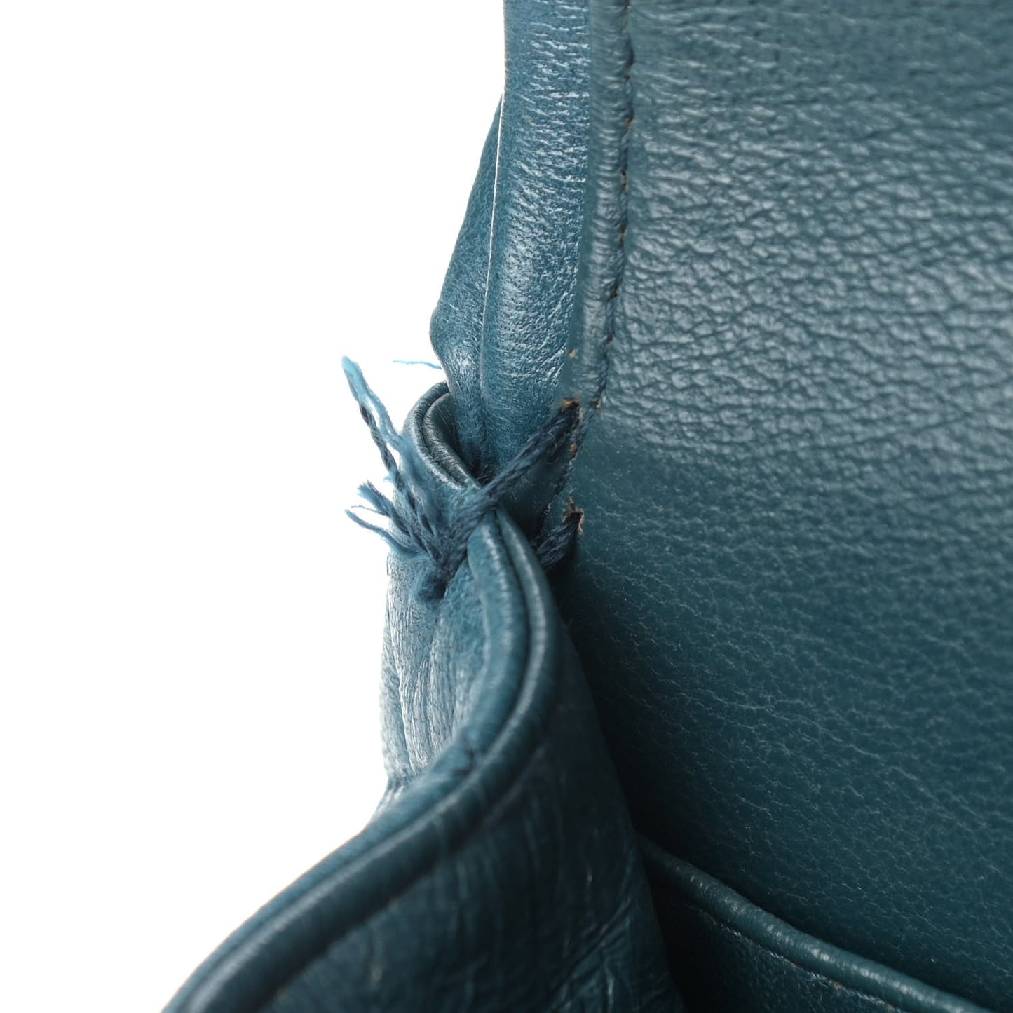 Lambskin Quilted Medium Double Flap Dark Green