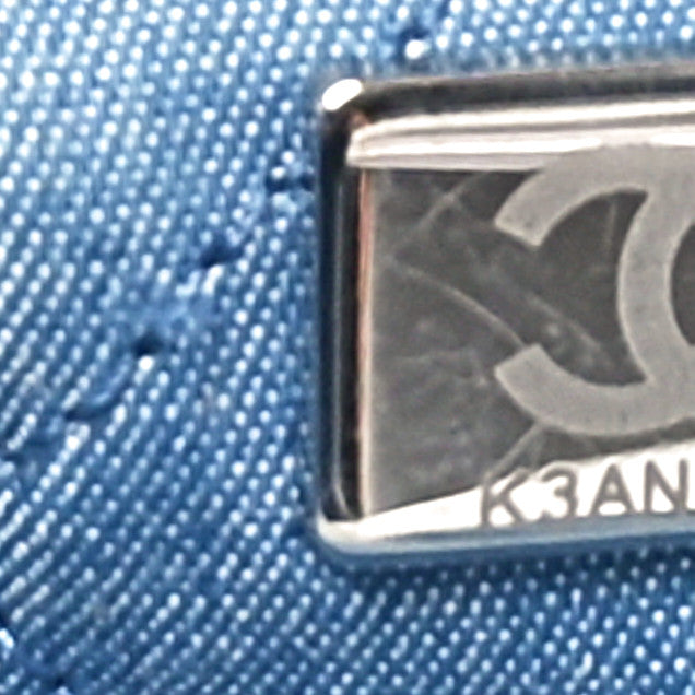 Chanel Denim Quilted Small Chanel 22 Blue 7 of 11