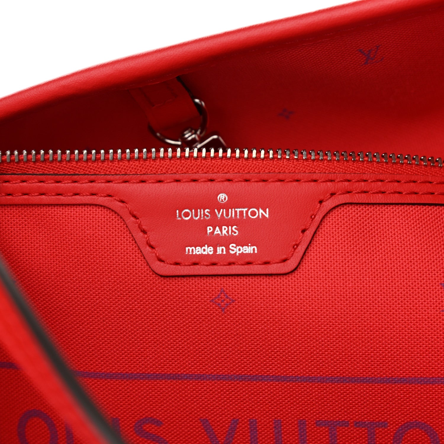 Louis Vuitton Monogram Escale Neverfull MM Rouge 7 of 10