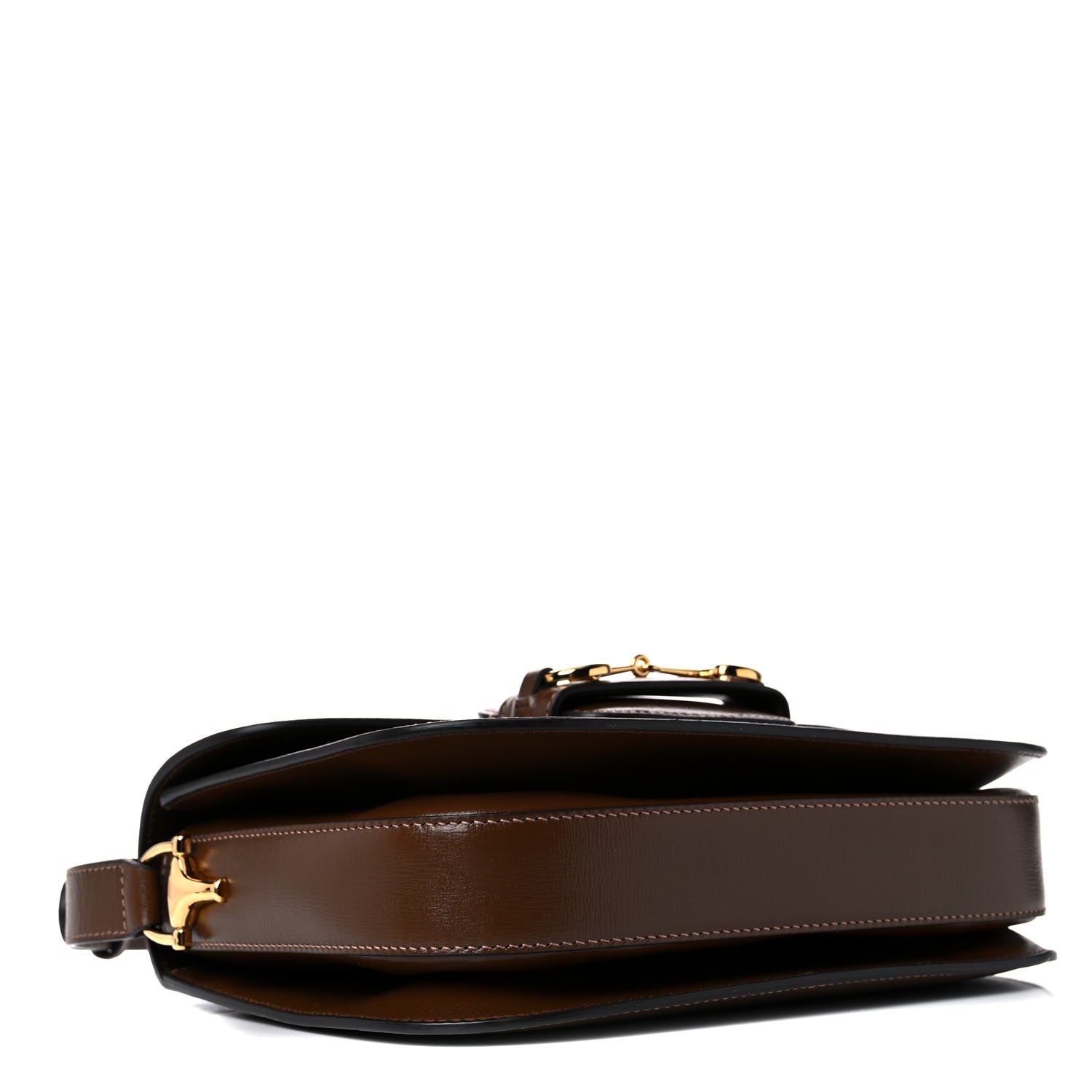 Gucci Azalea Calfskin Horsebit 1955 Shoulder Bag Brown Sugar 4 of 10