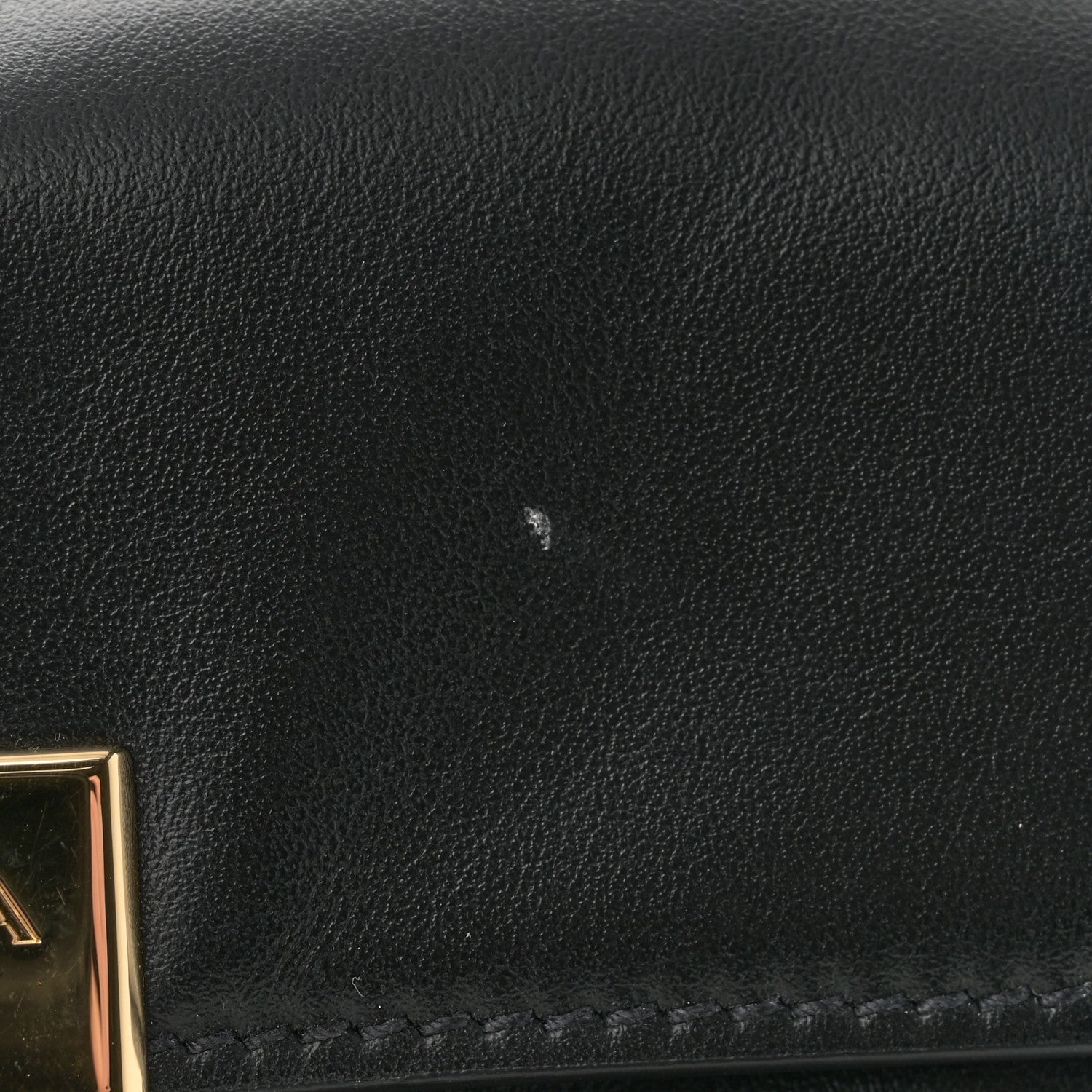 Prada Calfskin Soft Sound Charms Shoulder Bag Black 13 of 14