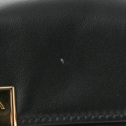 Prada Calfskin Soft Sound Charms Shoulder Bag Black 13 of 14