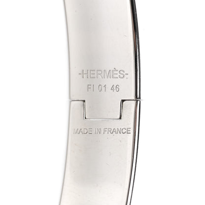 Hermes Enamel Narrow Clic Clac H Bracelet GM Orange 4 of 5