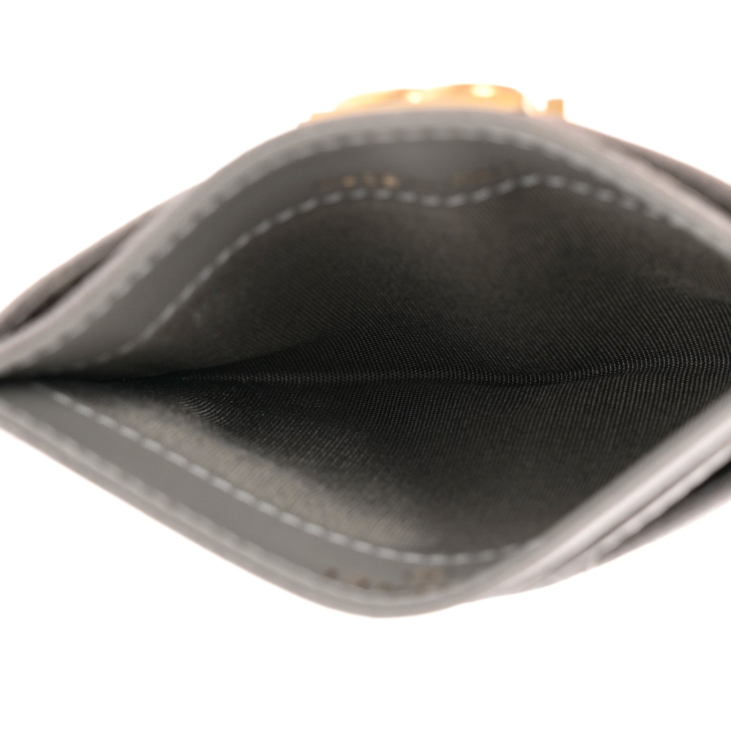 Chanel Caviar Quilted Boy Card Holder Grey 5 of 8