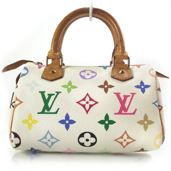 Louis Vuitton Monogram Multicolor Mini Sac HL Speedy White 1 of 9
