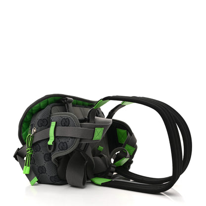 Gucci Jersey GG Monogram All Over Sporty Flap Backpack Red Multicolor 3 of 10