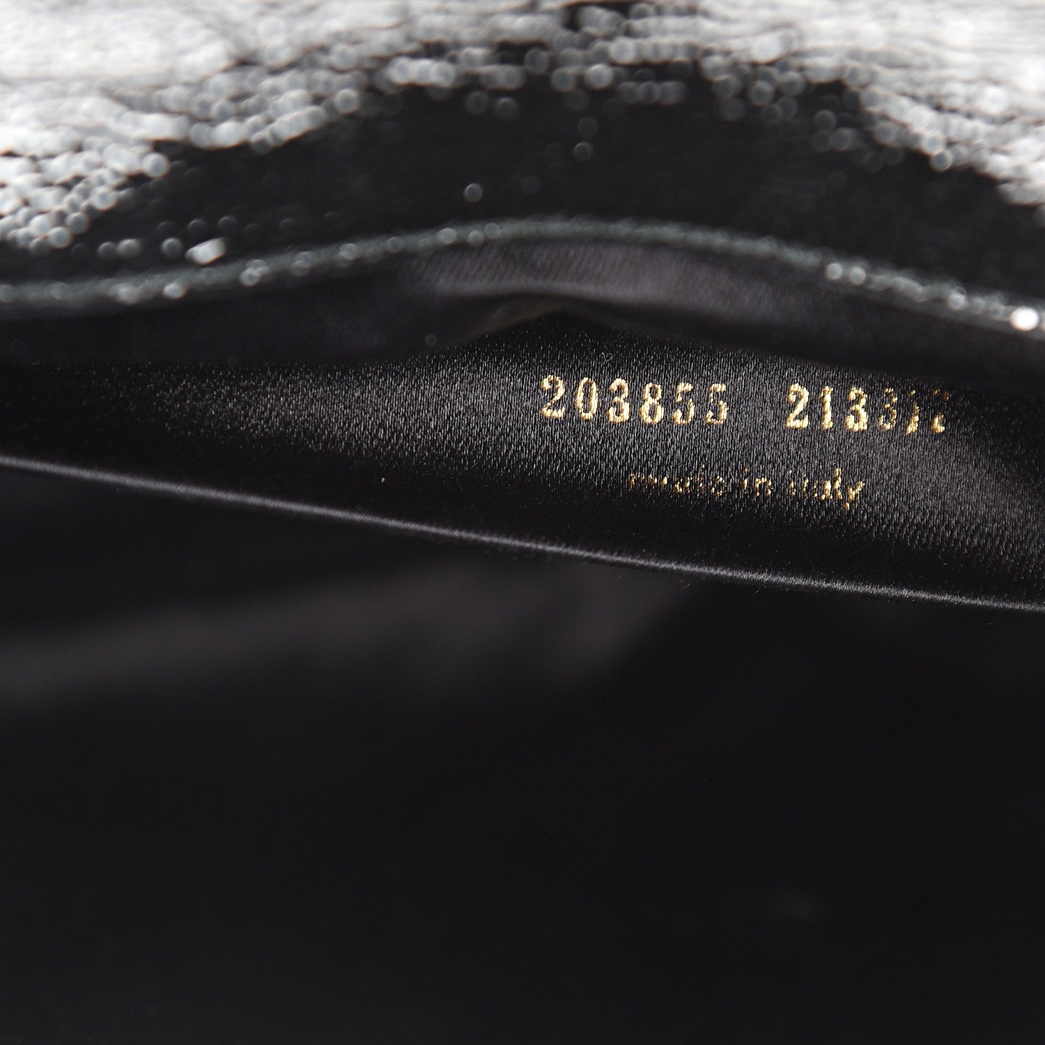 Saint Laurent Textured Patent Monogram Large Belle De Jour Clutch Black 6 of 8