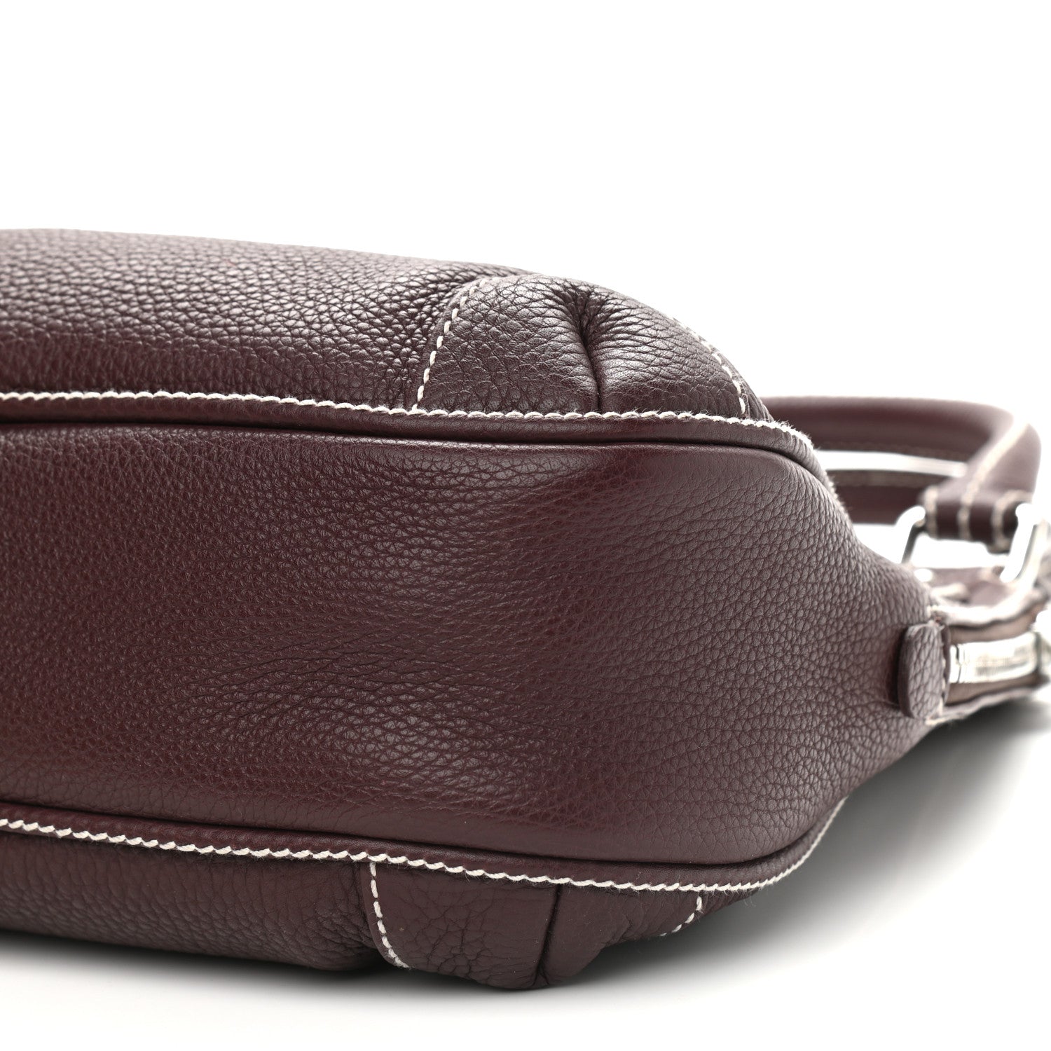 Chanel Grained Calfskin Tassel Hobo Dark Bordeaux 10 of 12