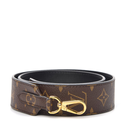 Louis Vuitton Monogram Bandouliere Shoulder Strap Black 1 of 6