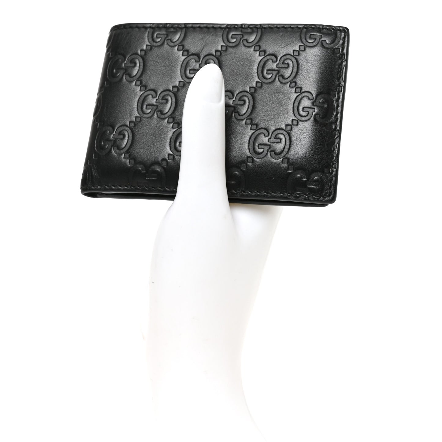 Guccissima Bi-Fold Wallet Black