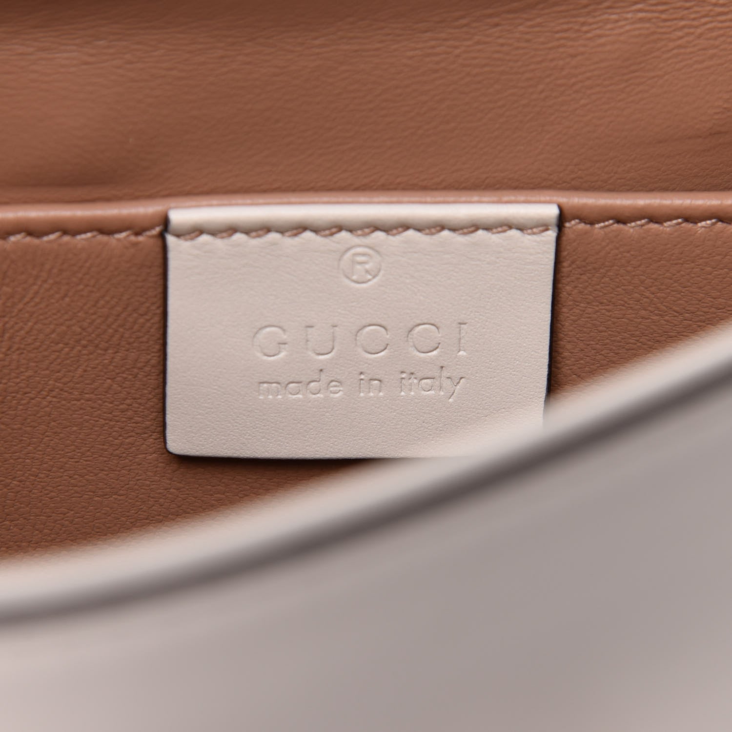 Gucci Nappa Pearl Studded Mini Queen Margaret Broadway Shoulder Bag Mystic White 6 of 17