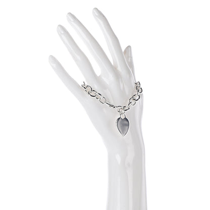 Tiffany Sterling Silver Heart Tag Charm Bracelet 2 of 4