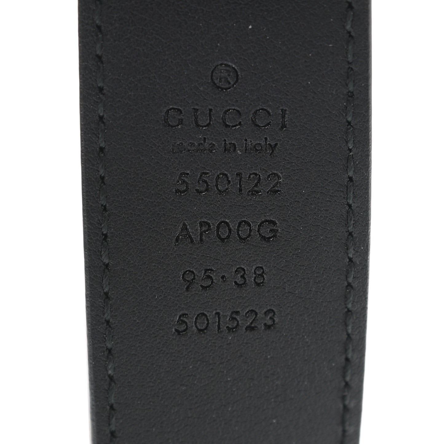 Calfskin Trapuntata Zumi 30mm Belt 95 38 Black
