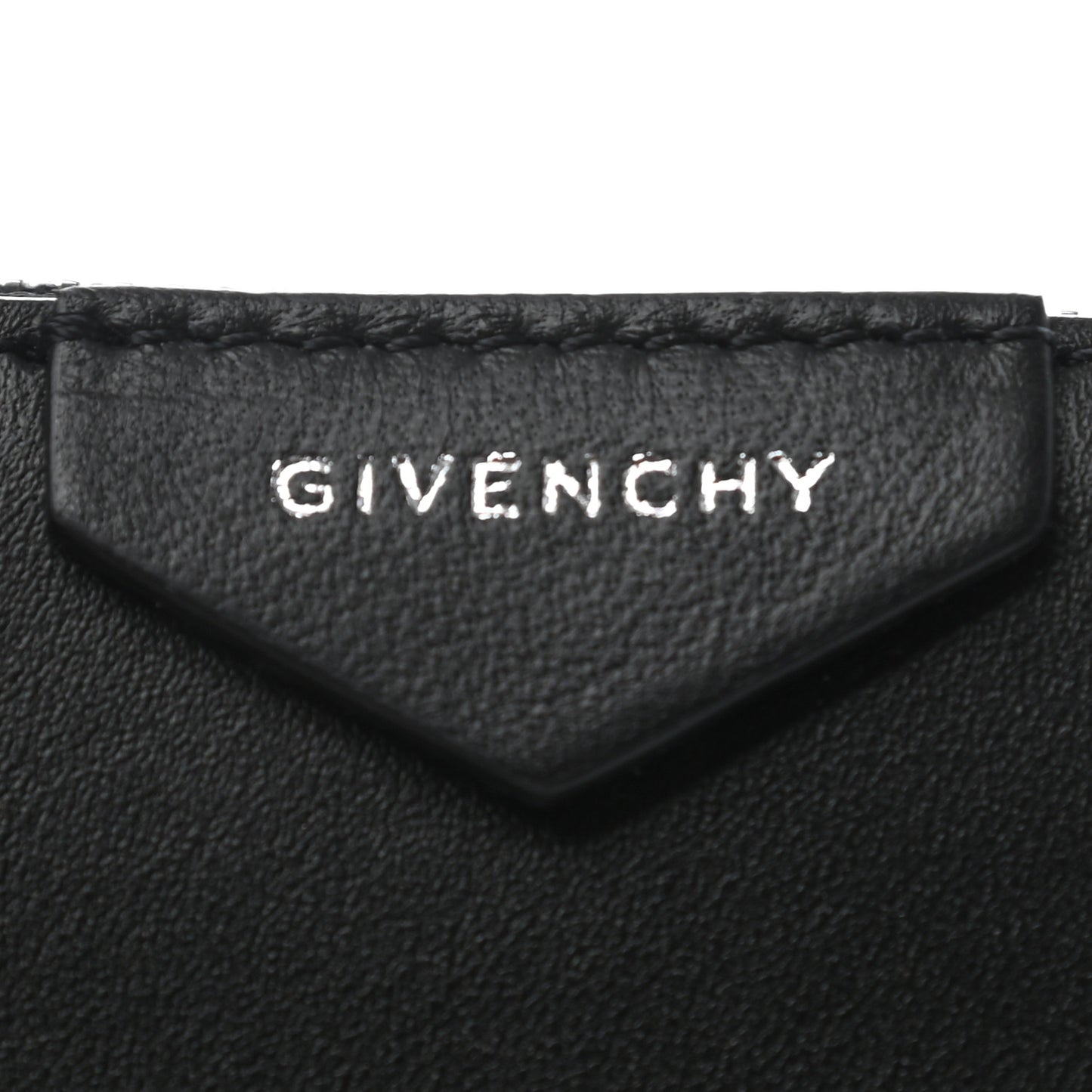 Lambskin Baby Antigona with Chain Black