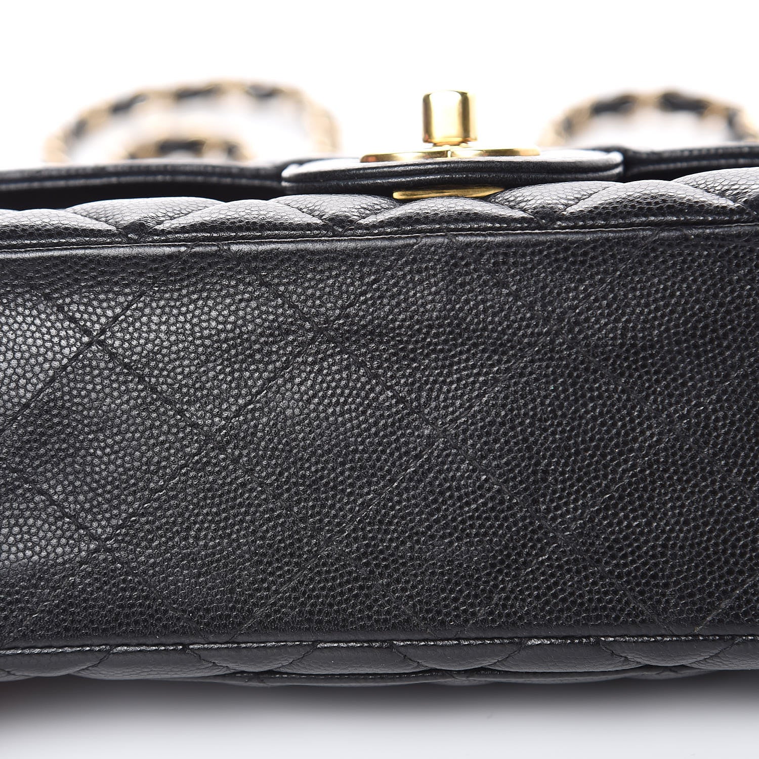 Chanel Caviar Quilted Mini Rectangular Flap Black 10 of 17