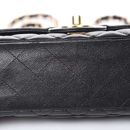 Chanel Caviar Quilted Mini Rectangular Flap Black 10 of 17