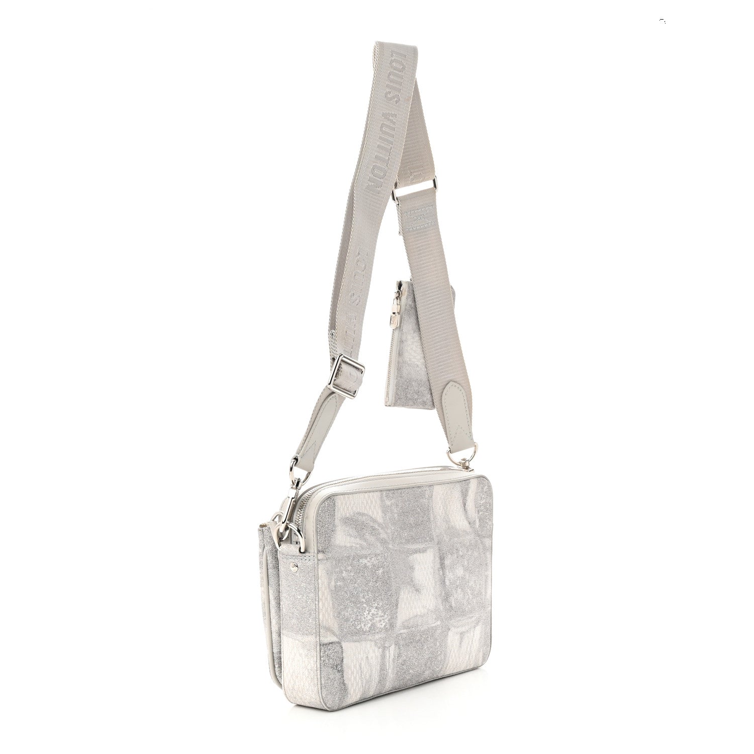 Louis Vuitton Damier Salt Trio Messenger Stone Grey 3 of 14