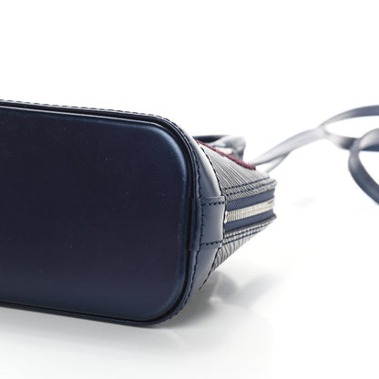 Louis Vuitton Epi Sequins Flame Alma Nano Blue Nuit 8 of 10