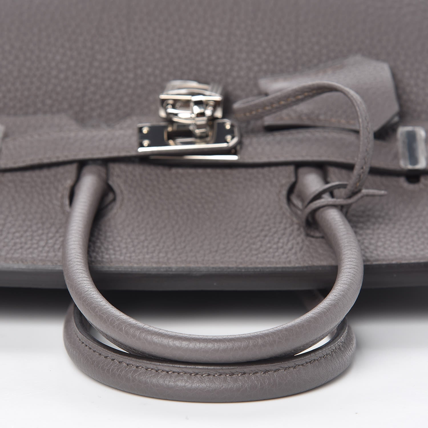 Hermes Togo Birkin 25 Etain 27 of 37