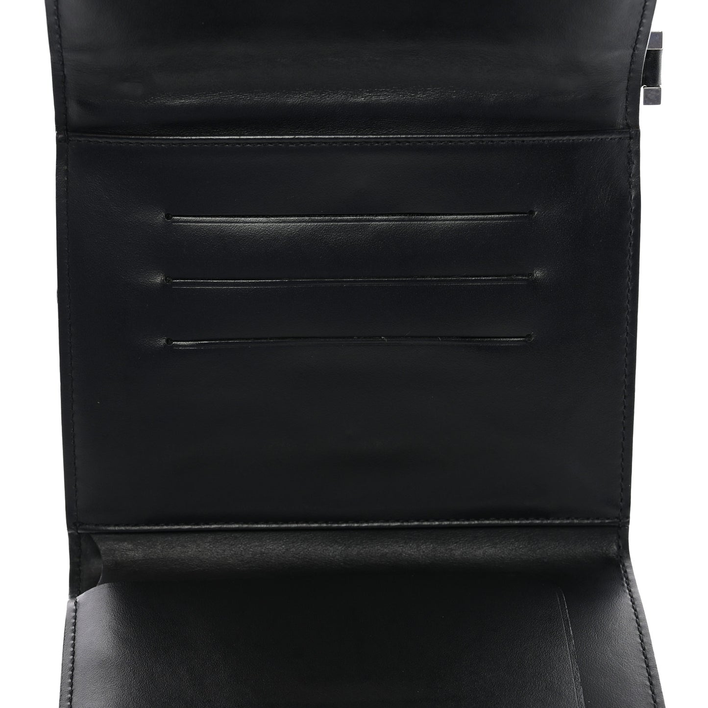 Vernis Glace Anouchka PM Wallet Black