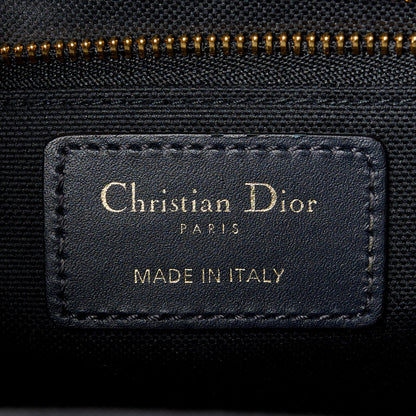 Christian Dior Oblique 30 Montaigne Chain Flap Bag Blue 6 of 13