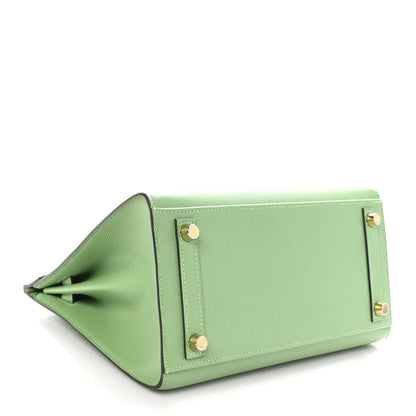 Hermes Epsom Birkin Sellier 25 Vert Criquet 4 of 11