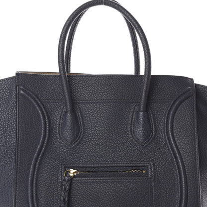 Celine Bullhide Calfskin Medium Phantom Luggage Navy Blue 8 of 8