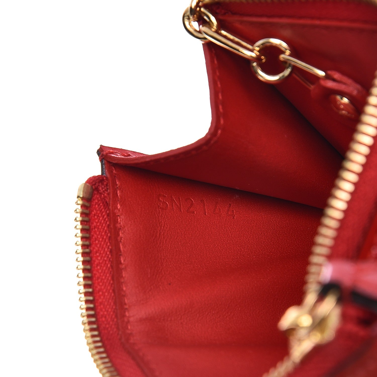 Louis Vuitton Vernis Key Pouch Cherry 7 of 7