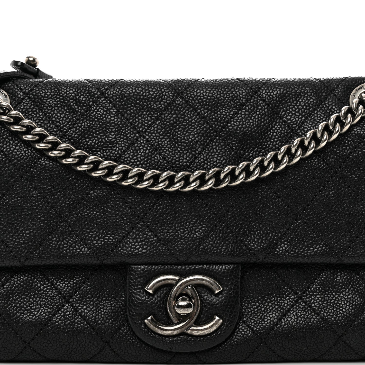 Chanel Caviar Quilted Medium Simply CC Flap Black 5 of 13