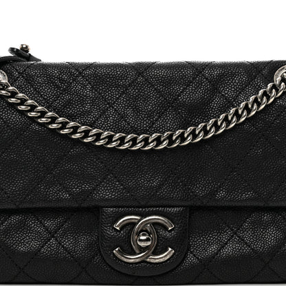 Chanel Caviar Quilted Medium Simply CC Flap Black 5 of 13