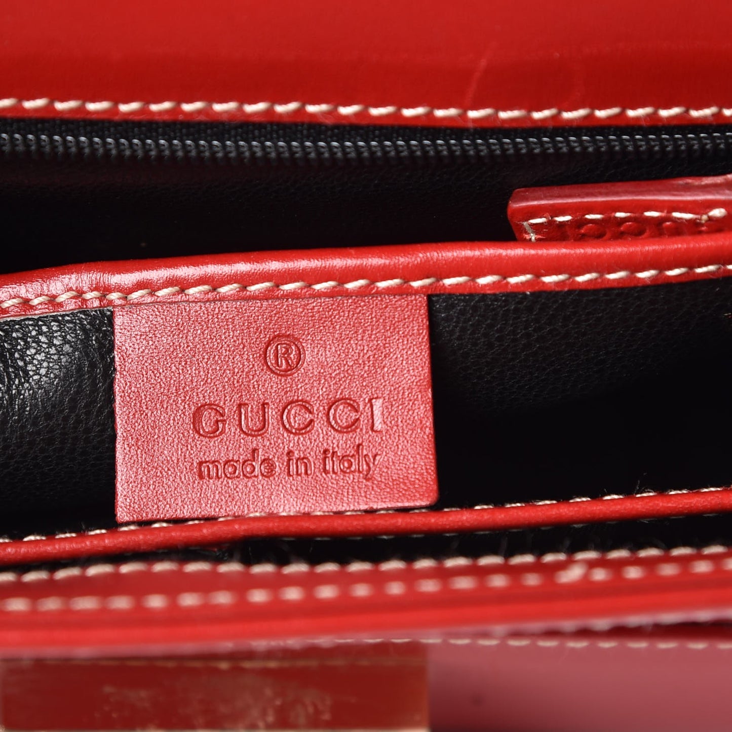 Calfskin Shoulder Bag Red