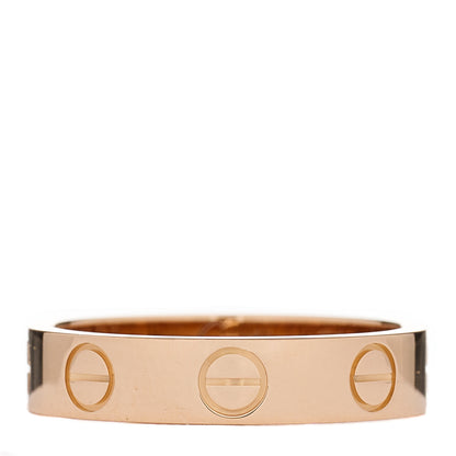 Cartier 18K Pink Gold 3.5mm LOVE Wedding Band Ring 46 3.75 1 of 3
