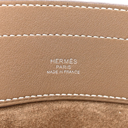 Hermes Milo Lambskin Swift Mini Aline Etoupe 6 of 10