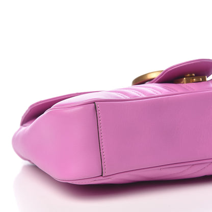 Gucci Calfskin Matelasse Medium GG Marmont Shoulder Bag Candy Mousse 5 of 10