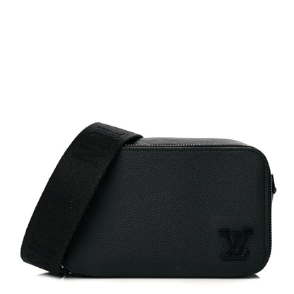 Louis Vuitton Taurillon Alpha Wearable Wallet Black 1 of 11