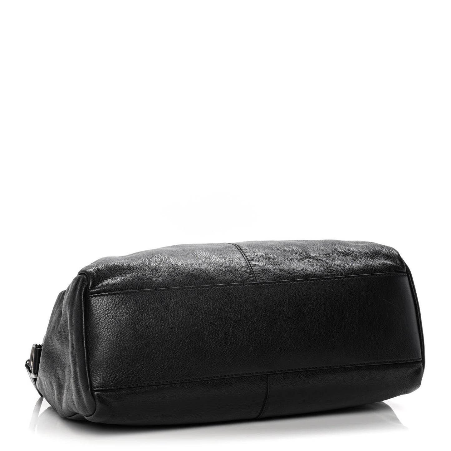 Calfskin Zipped Briefcase Nightingale Black