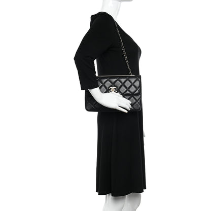 Chanel Lambskin Quilted Medium Trendy CC Flap Black 2 of 10