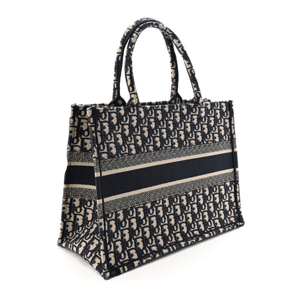 Christian Dior Oblique Medium Book Tote Blue Multicolor 3 of 10