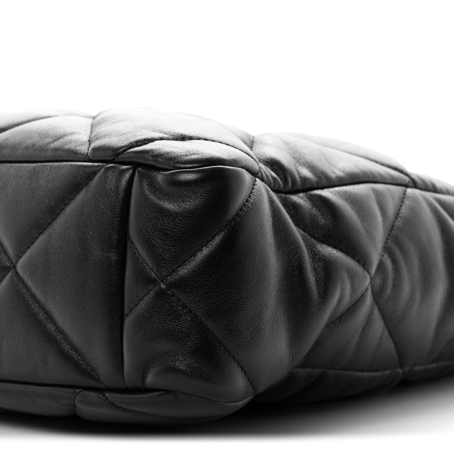 Chanel Lambskin Quilted Chanel 19 Shopping Bag Black 9 of 10