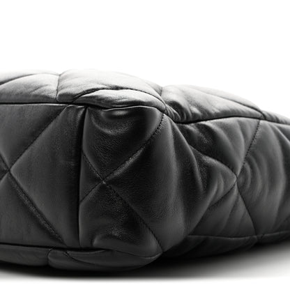 Chanel Lambskin Quilted Chanel 19 Shopping Bag Black 9 of 10